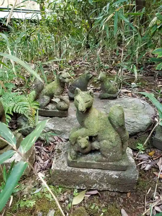 白金氷川神社の狛犬