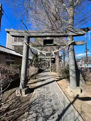 越谷香取神社の鳥居