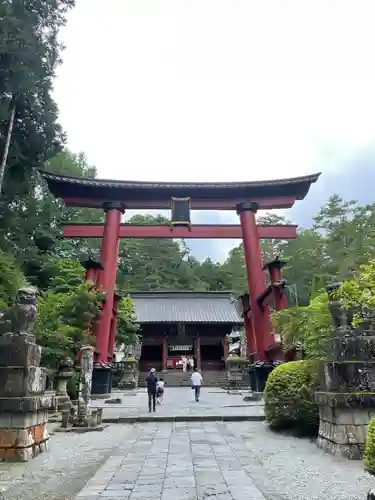 北口本宮冨士浅間神社の鳥居