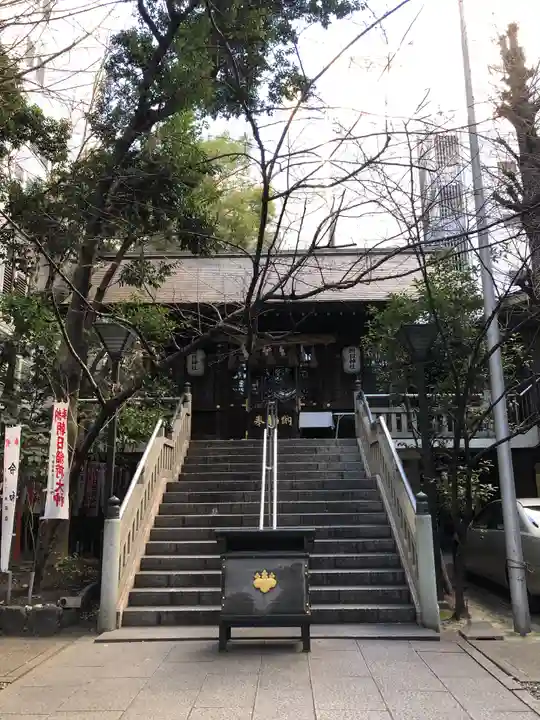 朝日神社の本殿・本堂