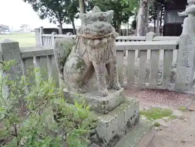 八幡神社の狛犬