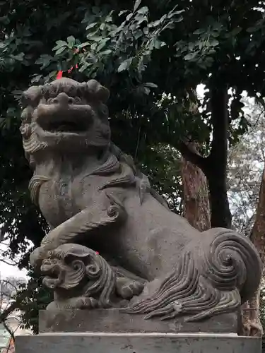 花園神社の狛犬