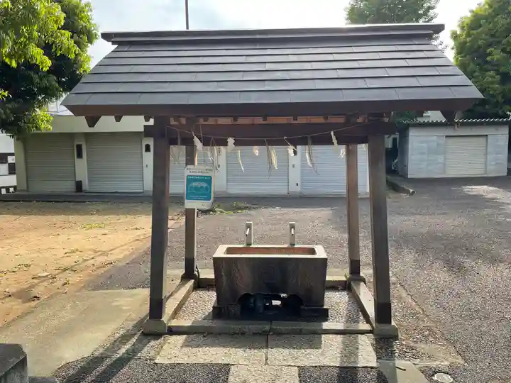駒留八幡神社の手水舎