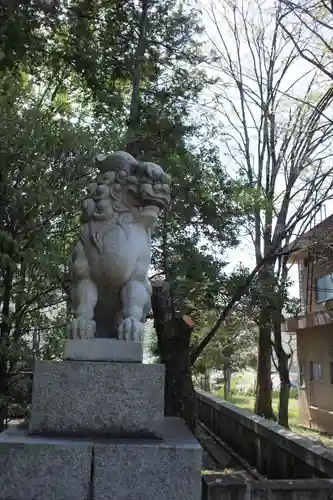 山梨縣護國神社の狛犬