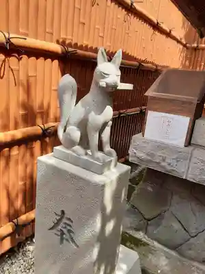 代沢稲荷の狛犬