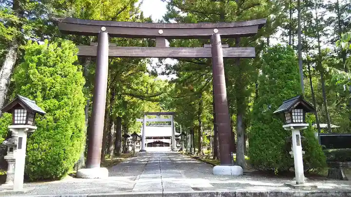 山梨縣護國神社の鳥居