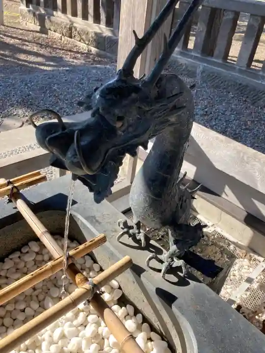 江南神社の手水舎