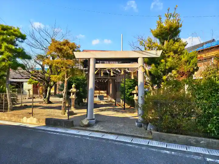 東野神明社の鳥居