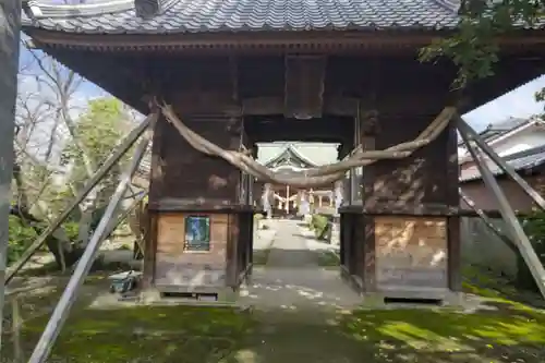 筑後乃国阿蘇神社の山門・神門