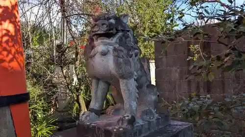 許波多神社（五ケ庄鎮座）の狛犬