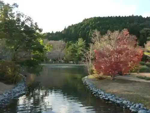 白水阿弥陀堂の庭園