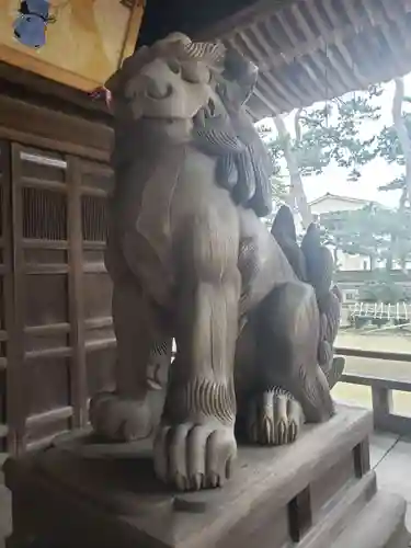  放生津八幡宮の狛犬