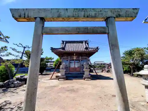 大明神社（三稲）の鳥居