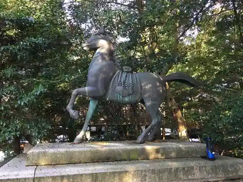 金剱宮の狛犬