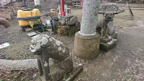 荒雄川神社の狛犬
