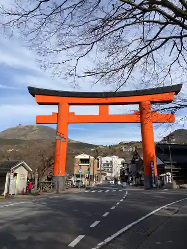 箱根神社の鳥居