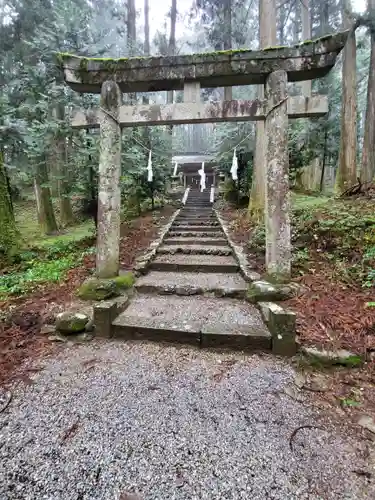 賀蘇山神社の鳥居