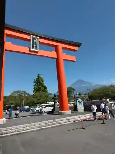 富士山本宮浅間大社の鳥居