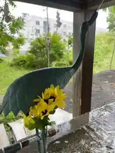 釧路一之宮 厳島神社の手水舎(2024年08月10日(土) 18時26分14秒投稿)