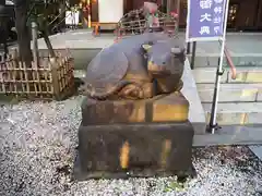 牛天神北野神社の狛犬