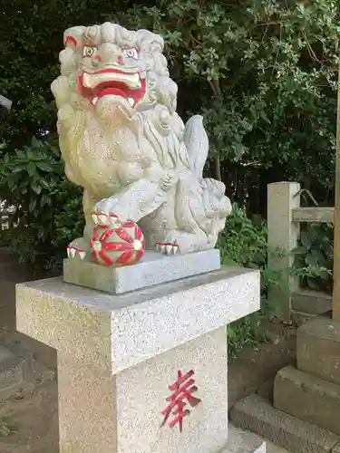 前鳥神社の狛犬