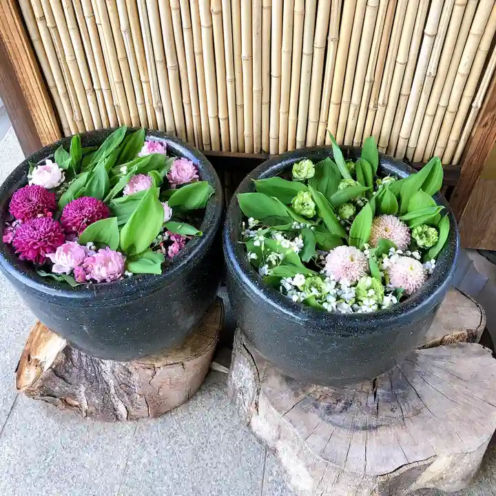 最明寺の手水舎