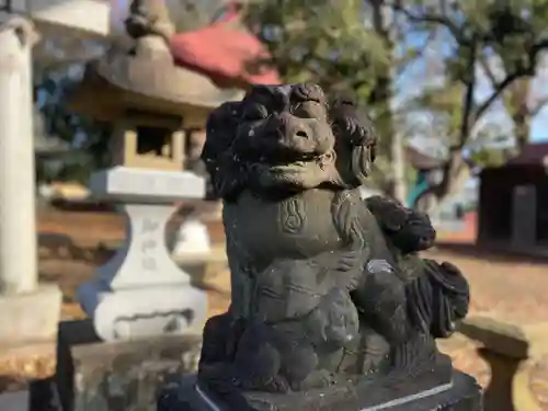 御嶽神社  （上矢部）の狛犬