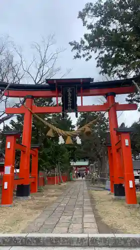 生島足島神社の鳥居