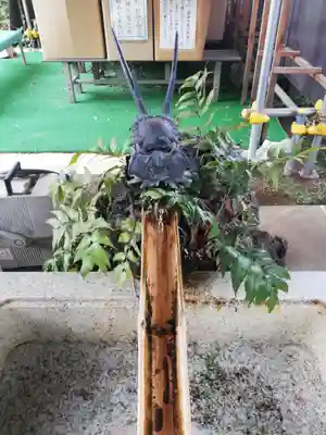 新倉氷川八幡神社の手水舎