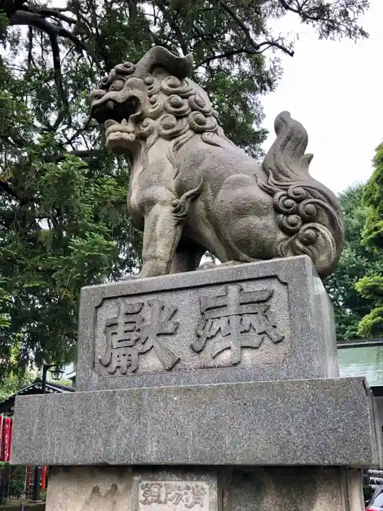 下神明天祖神社の狛犬