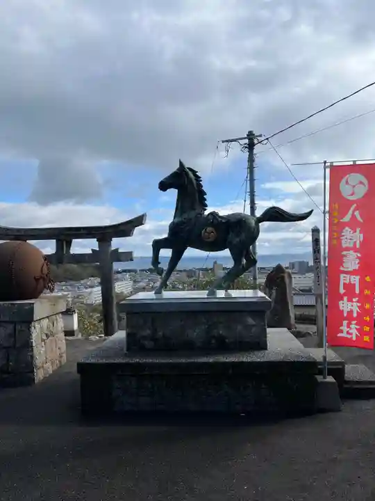八幡竃門神社の狛犬