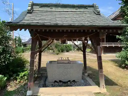 氷川八幡神社の手水