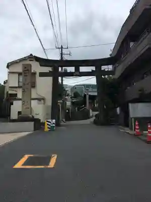 白山神社の鳥居