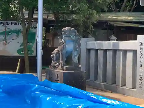 春日部八幡神社の狛犬