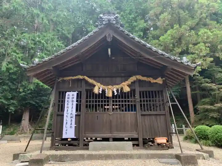 八柱社の本殿・本堂