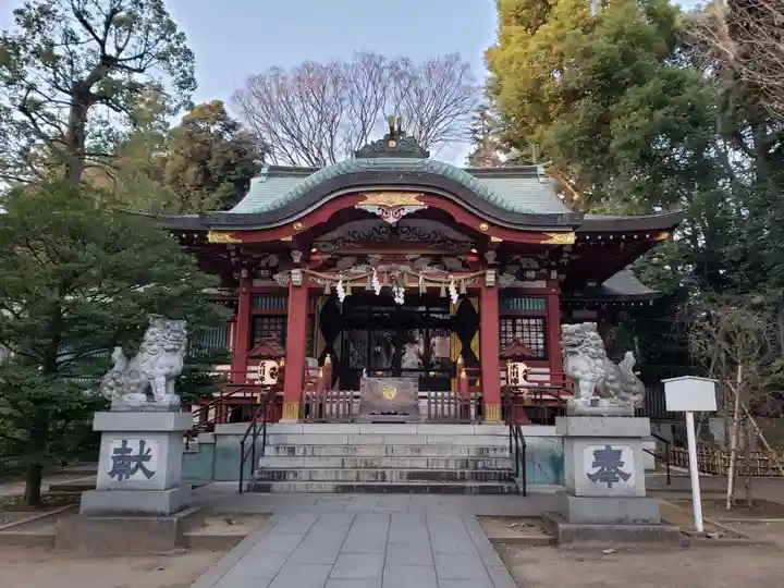 中野氷川神社の本殿・本堂