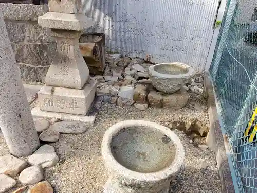 烏原神社の手水舎