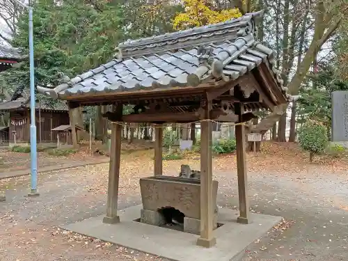 中氷川神社の手水