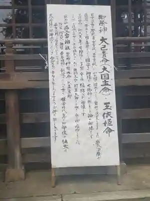 (下館)羽黒神社の歴史