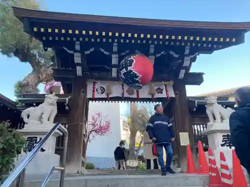 櫛田神社の山門