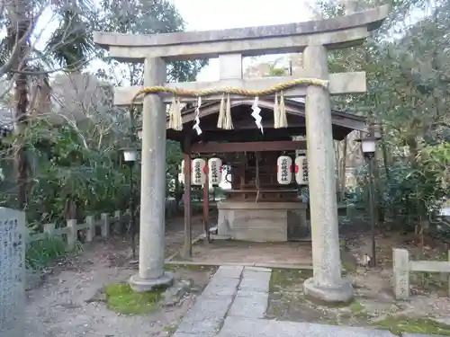 京都観光神社の鳥居