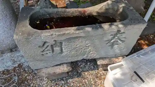 函館厳島神社の手水