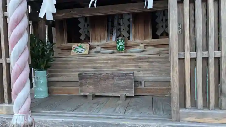 諏訪社の本殿・本堂