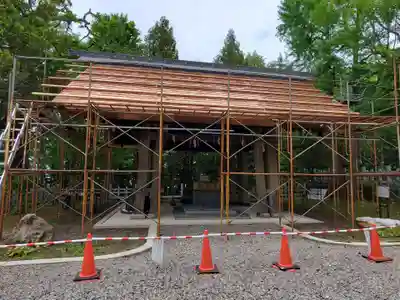 上川神社の手水舎