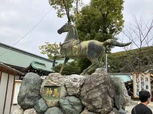 真清田神社の狛犬