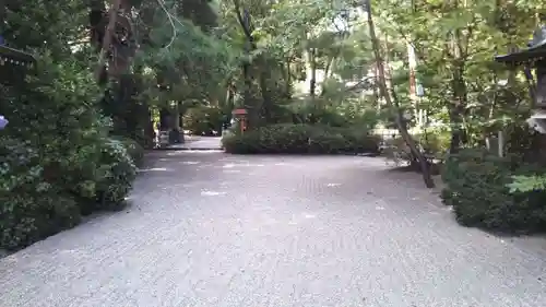 鎮守府八幡宮の庭園
