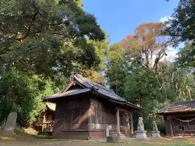 蓑毛神社の本殿