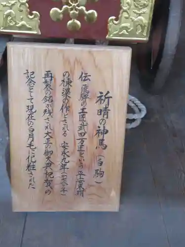 飛驒一宮水無神社の歴史