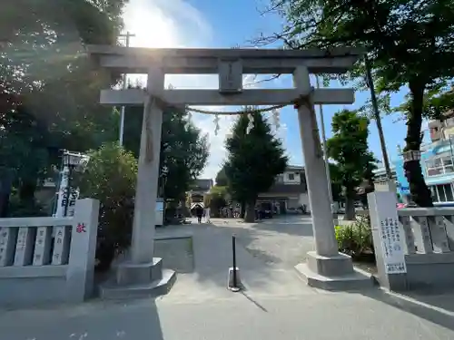 稲毛神社の鳥居