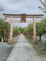 朝日森天満宮の鳥居